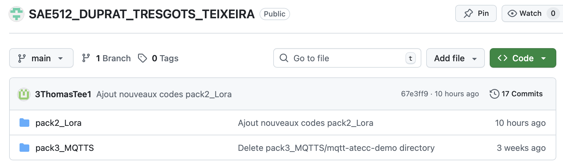 GitHub - Fin de projet 2