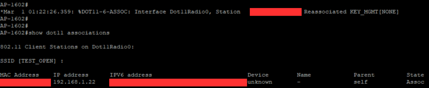 État après l'attaque