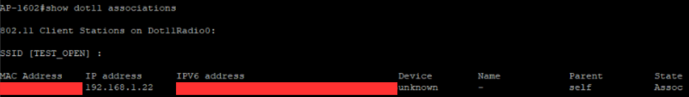 État avant l'attaque